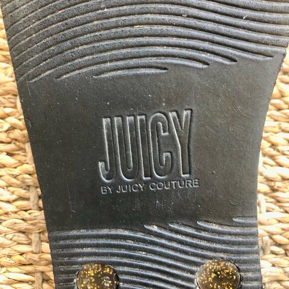Juicy Couture Flip Flops size 7/8 - Picture 4 of 5